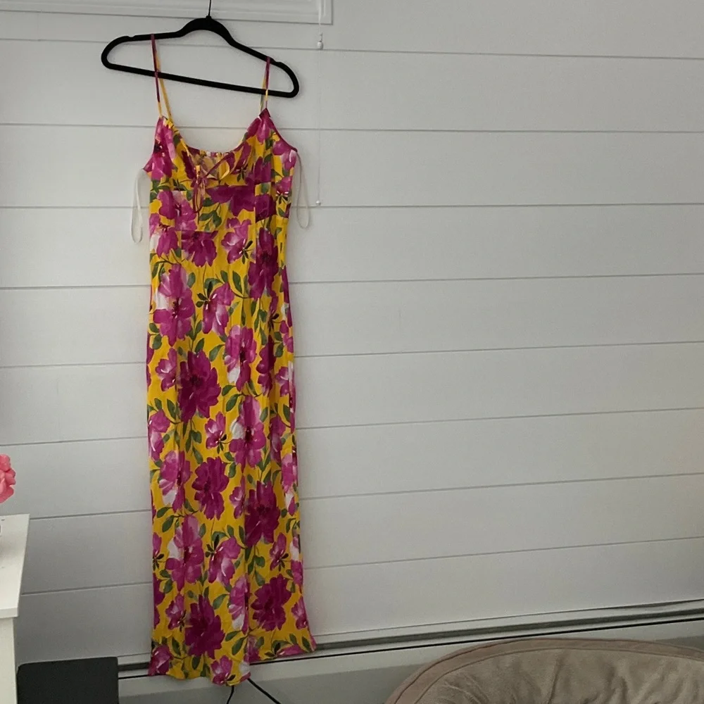 NWT Favorite Daughter The One That got away floral maxi dress Size 14- gorgeous! - Picture 4 of 8